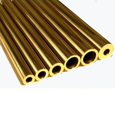 정확성 이음새가 없는 황동관 ASTM C22000 99.9% 순수한 곧은 H62 가는 둘러싸인 ETP 곧은 구리 튜브